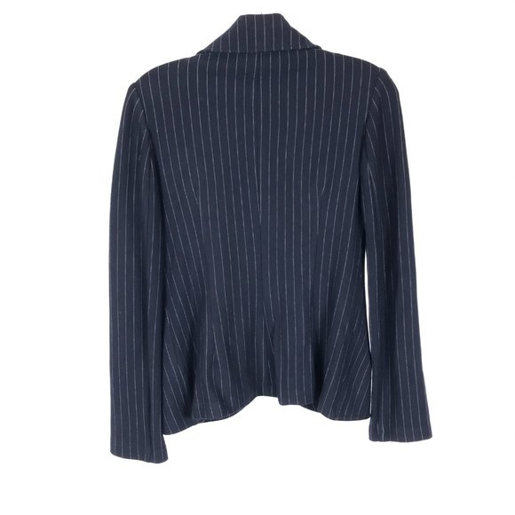 Bailey 44 Striped Asymmetric Button Blazer Jacket - Picture 3 of 3